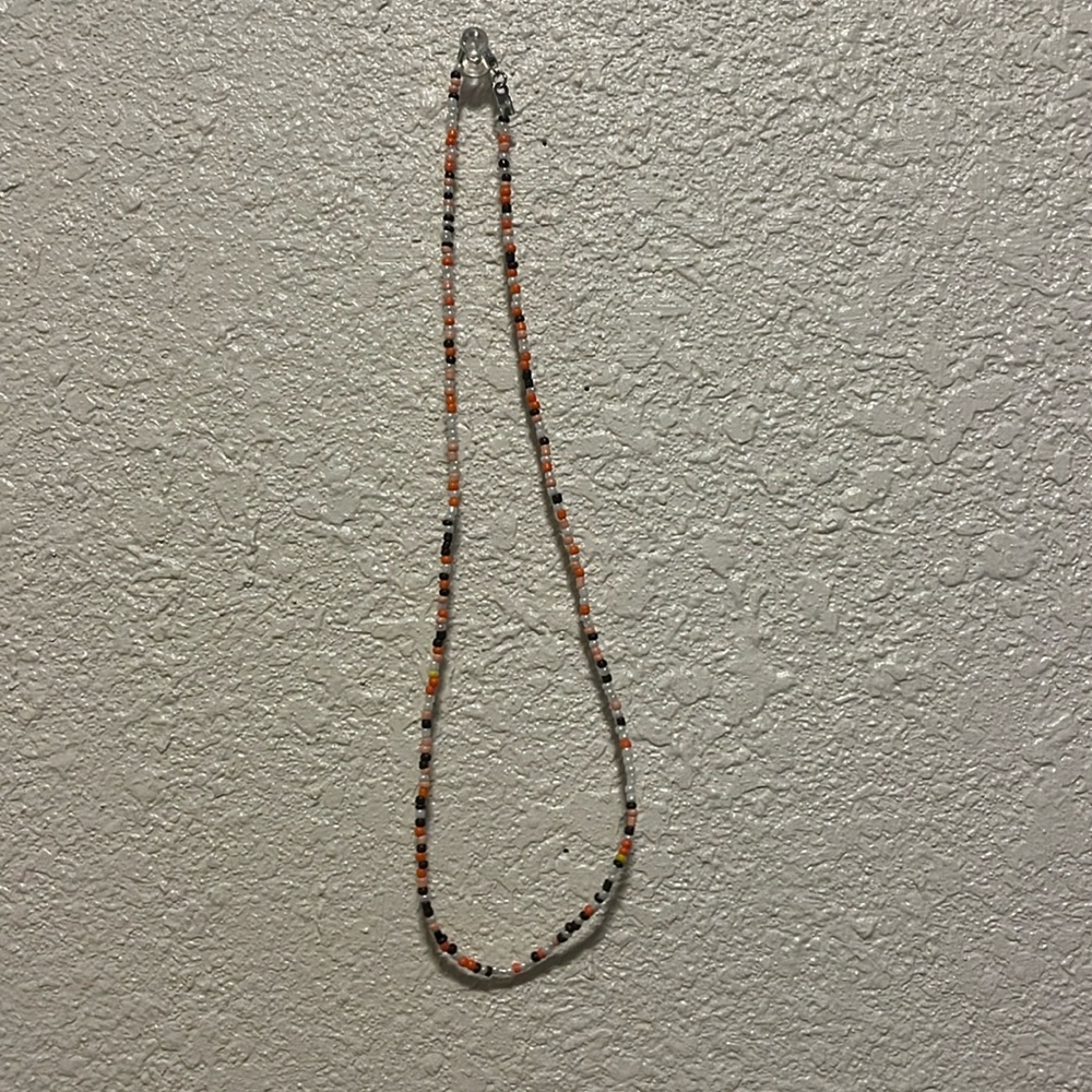 Handmade seed bead necklace